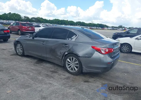 2015 Infiniti Q50 Premium z USA, uszkodzony, nr VIN JN1BV7APXFM338993